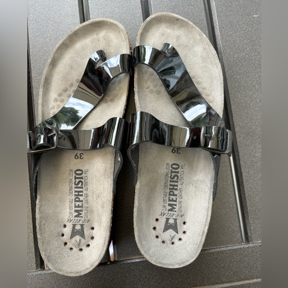 Mephisto Black Women's Sandals